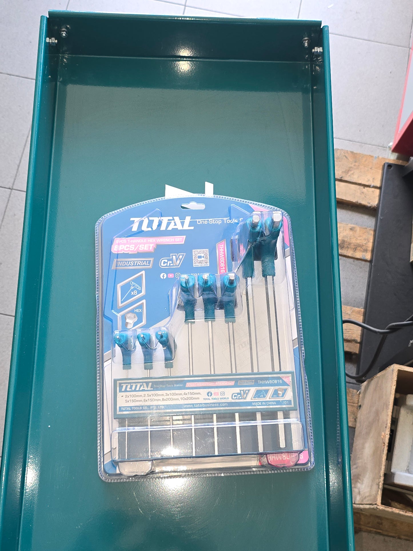 Set 8 chiavi maschio esagonali